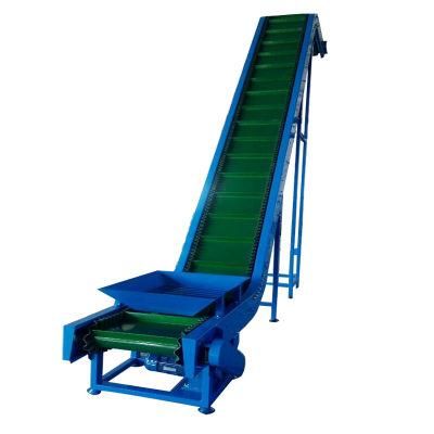 Skirt Rubber Belt Conveyor for Pellet Production Line Transportation