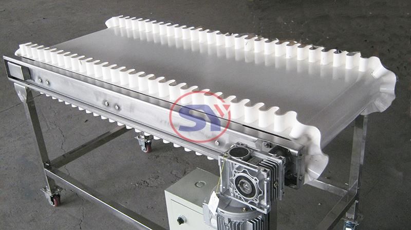 Non-Standard Flat Bed Belt Conveyor for Granule Particle Transmission