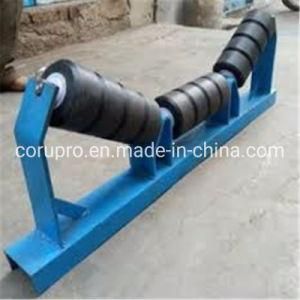 Belt Conveyor Rubber Impact Roller with Frame