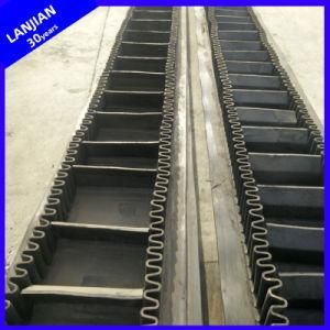 High Temperature Corrugated Sidewall Cleats Rubber Conveyor Belt for Steel Work