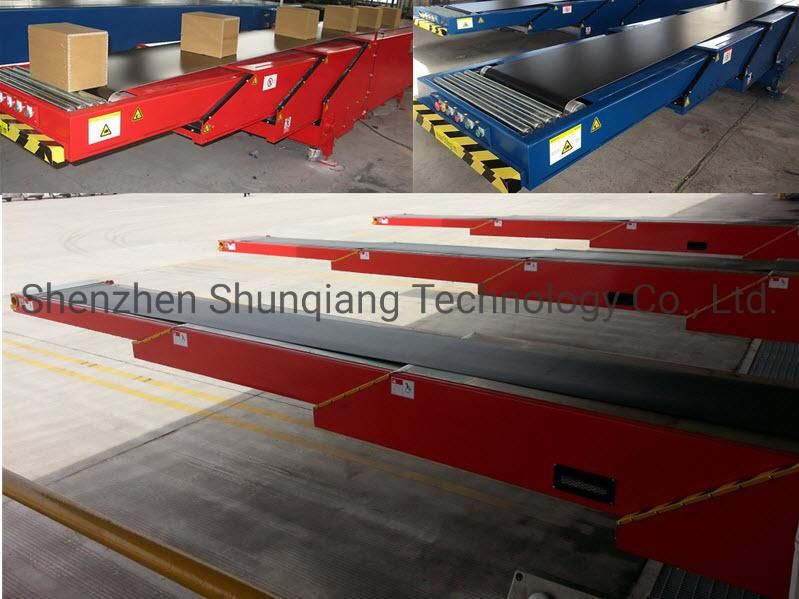 2022 Factory Price Powered Vehicle Loading Belt Telescopic Conveyor