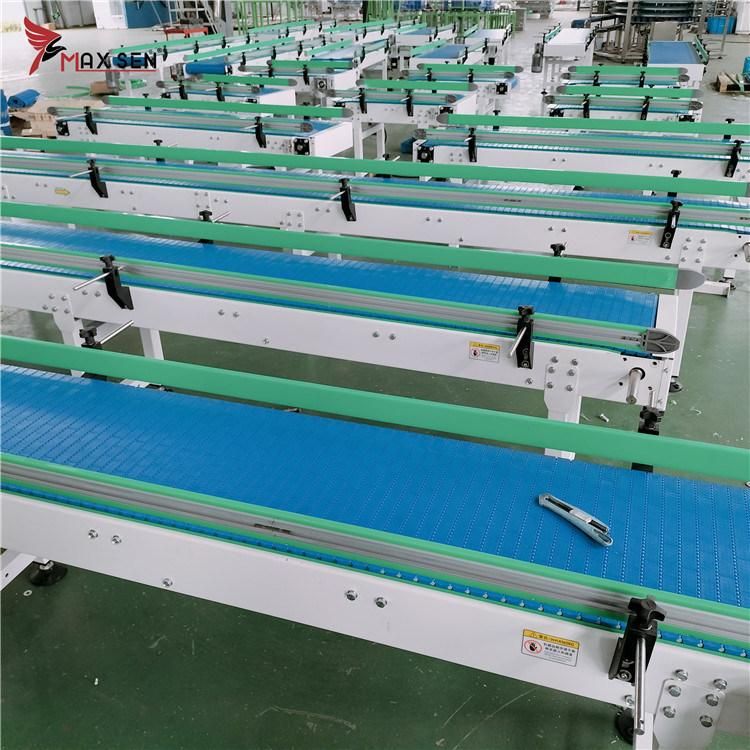 2021 New Customized Plastic Modular Belt Conveyor System Belting for Adhesive Tapes Delivery