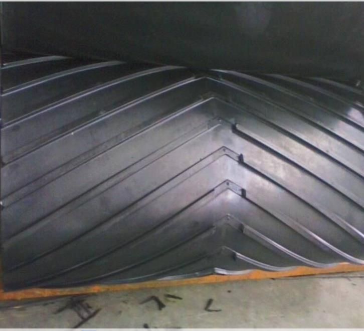 Cement Fabric Nylon Nn Ep Cc56 Tc70 Steel Cord Black Rubber Chevron Conveyor Belt