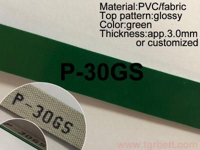 Manufacture 3.0mm Green PVC Conveyor Belt for Tea Processing