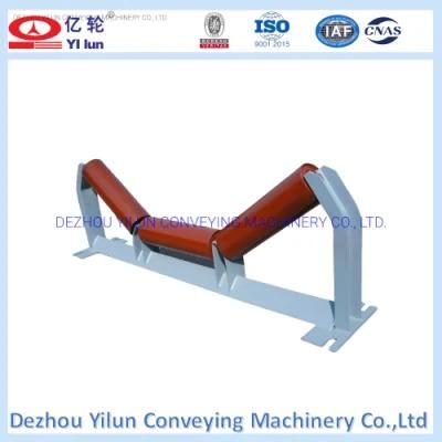 V Return Idler Set Belt Conveyor Rubber Coated Roller for Mining