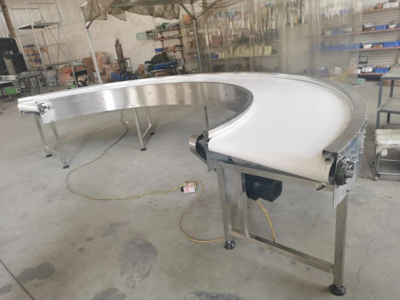 Manufacturer Plastic Mesh Belt Conveyor for Washing Food