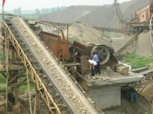 Rubber Belt Conveyor for Quarry Plant
