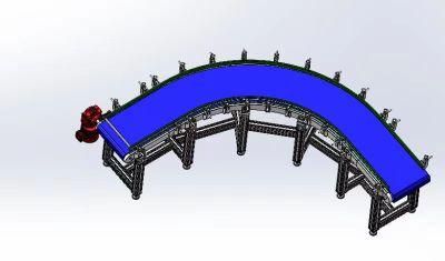 Non-Powered Pneumatic Lengthway &amp; Crosswise Synchronous-Belt Conveyor