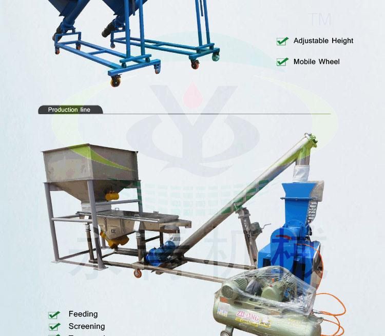 Inclined Stainless Steel Grain Auger Conveyor