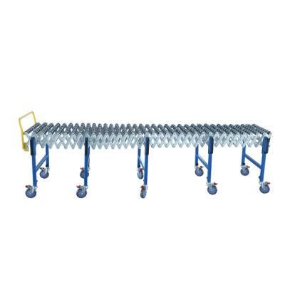 Reusable Expandable Steel Roller Gravity Conveyor