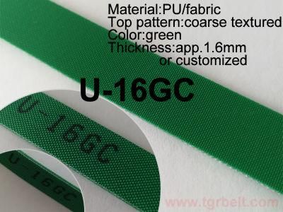 1.6mm Tiger Factory White PU Conveyor Belt for Paper, Package Industries