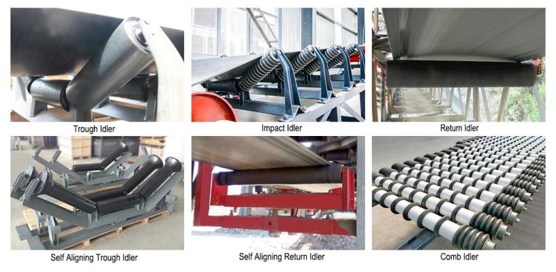 Exct Belt Conveyor Carrying Idler/Roller for Cement Plant JIS Standard