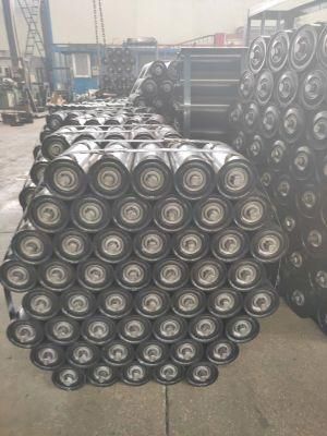 Zinc Plated Steel Free Power Medium Rubber Conveyor Roller