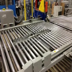 Factory Automatic SUS304 Unloading Roller Conveyor for Soft Drinks