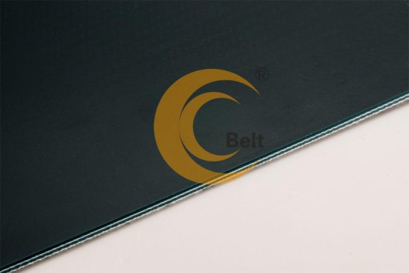 2mm petrol green conveyor belt for logistics and general conveying