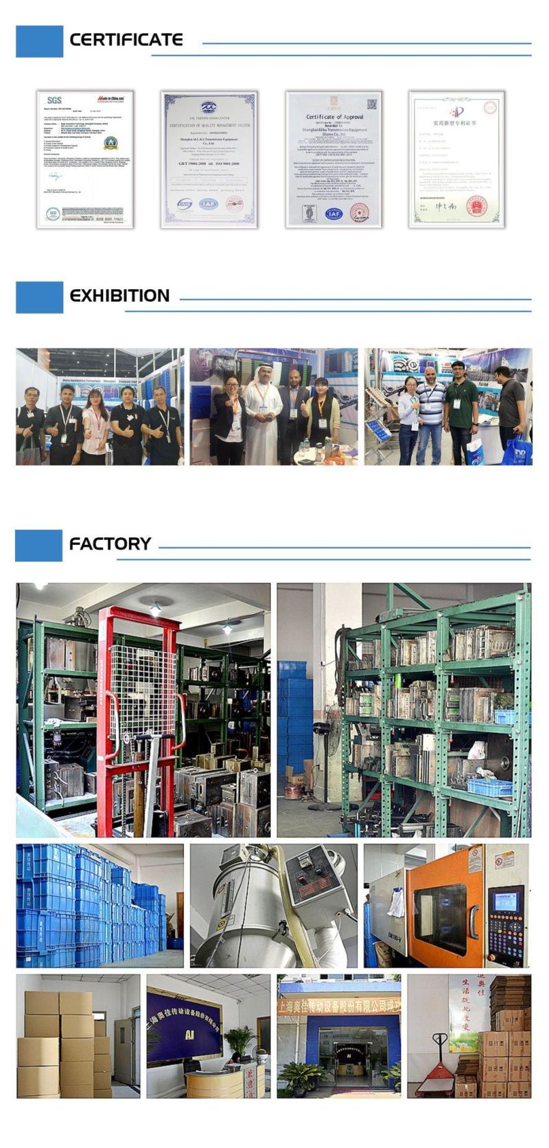 Har820V-K325 Packaging Machine Factory Conveyor Chain Wtih FDA& Gsg Certificate