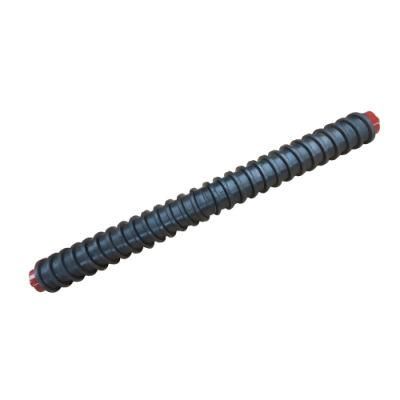 Mining Equipment Parts Steel Pipe Conveyor Belt Roller Impact-Resistant Rubber Conveying Idler Carrying Idler