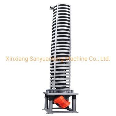 Vibrating Spiral Vertical Elevator/Vertical Vibrating Screw Conveyors/Cooling Function Spiral Elevator for Rock Salt