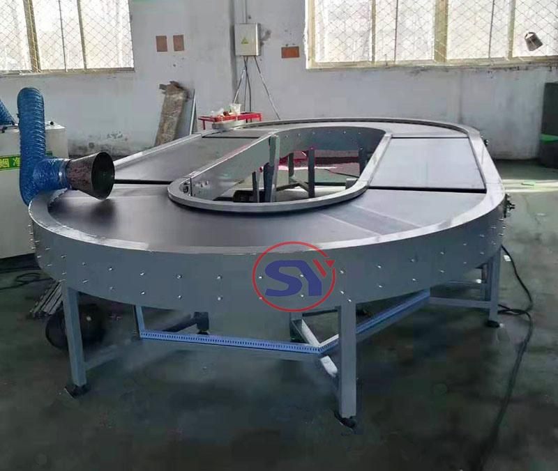 Antibacterial Hygienic PU Belt Conveyor for Processing Fish Poultry Pellet