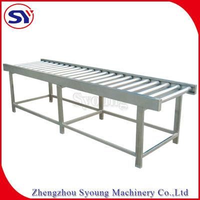 Customizable Material Handling No Power Roller Idler Conveyor for Cases Packages