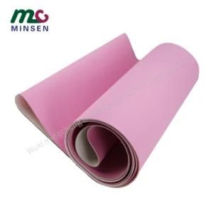 Hot Sale High Quality Pink Wear Resistant Diamond Pattern PVC Treadmill Conveyor Belt Manufacturer