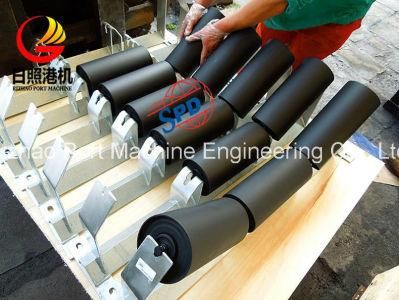 Cema JIS DIN Conveyor Belt Steel Impact Trough/Troughing/Carrying/Carry/Return/Wing Guide/Impact/Rubber Ring Idler Roller