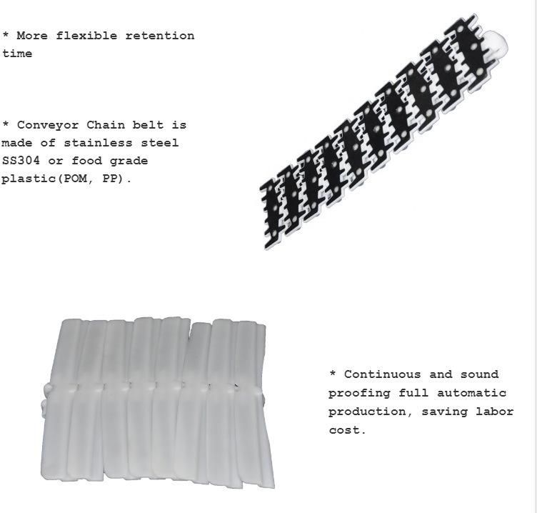 POM W175 Flexible Conveyor Chain for Food, Medical Industry