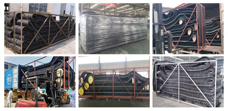 Corrugated Rubber Inclined Sidewall Belt Conveyor System