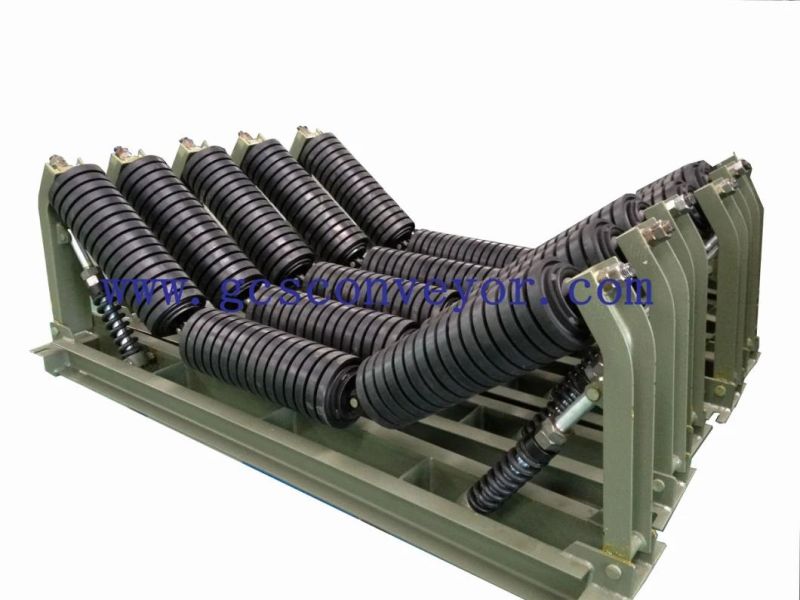 Wholesale Mining Industry Rubber Belt Conveyor Mining Rubber Coated Idler Roller From Gcs