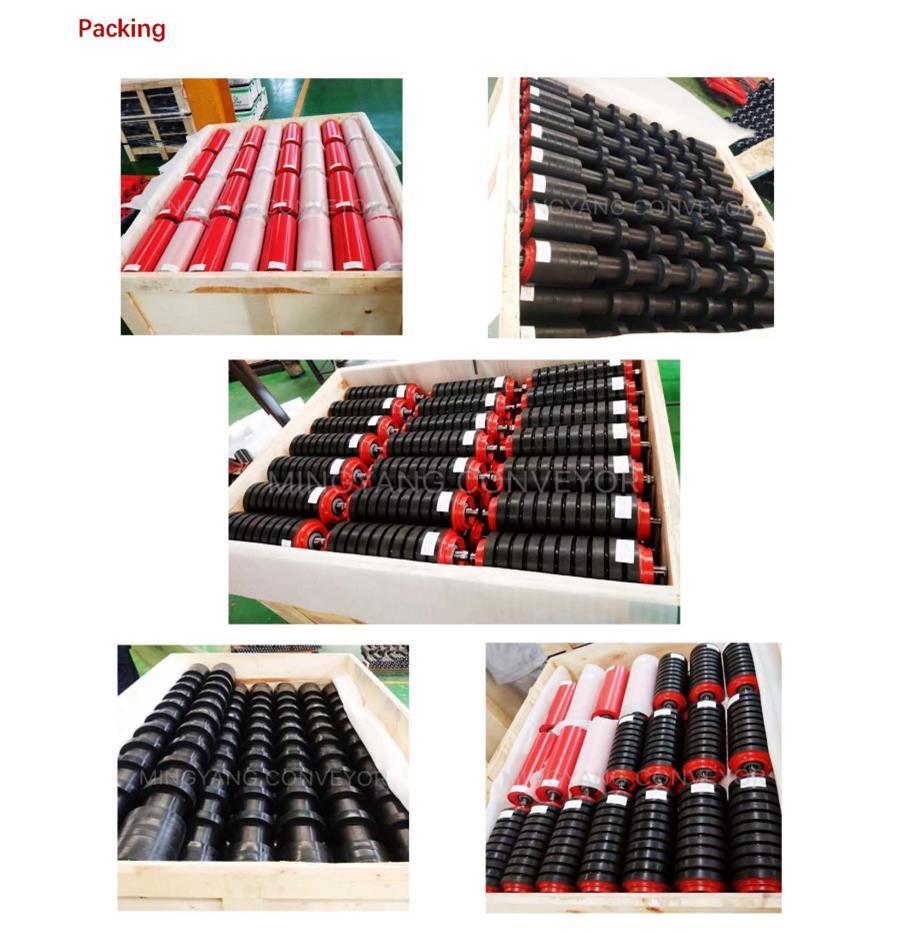 Conveyor Rubber Lagged Roller with 6mm Thick Rubber