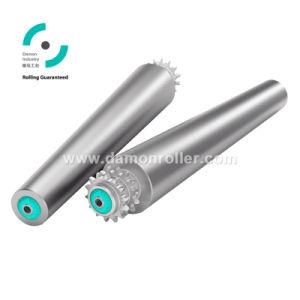 Double Sprocket Steel Tapered Conveyor Roller (2521)