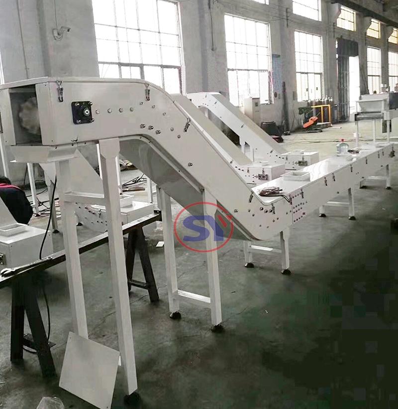 SUS304 Structure Sidewall Belt Conveyor for Fertilizer Production Line