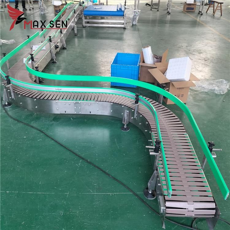 Customize Food Grade Conveyor, Plastic Table Top Chain Conveyor, Top Chain Plate Food Standard Conveyor