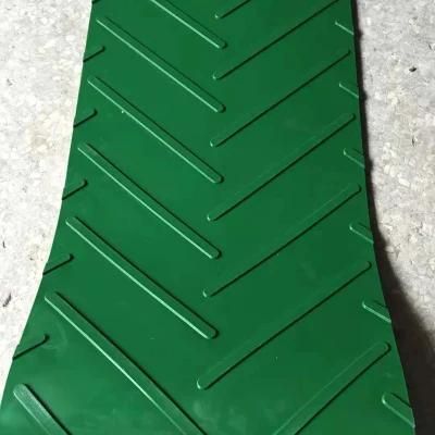 Herringbone Pattern Anti-Slip PVC Conveyor Belt for Light Industry