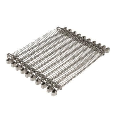 Factory in China Corrosion and High Temperature Resistance 304 Stainless Steel Wire Mesh Ladder Chain Conveyor Belt