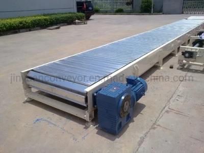 Food Grade Modular Belt Conveyor System for The Material of Moist Seafood Meat Material