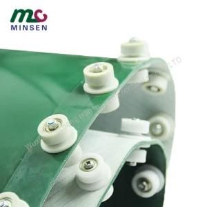 Factory Green PVC Turn Curve 90 Degree Conveyor Belts 180 Degree Conveyor Belting