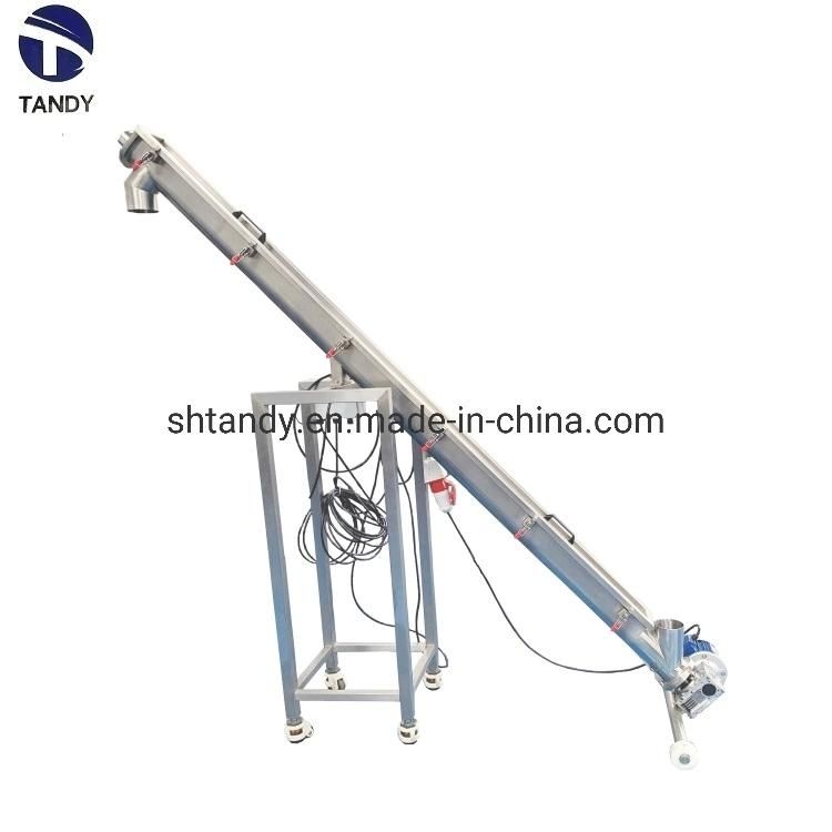 Dry Powder Vertical Screw Conveyor Machine