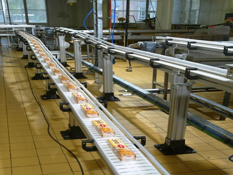 Customizable Food and Dairy Industry Plate Chain Drag Conveyor