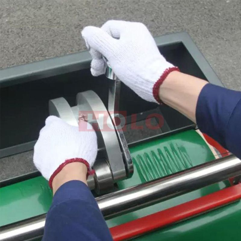 Manual Finger Punching Machine for PVC PU Conveyor Belt