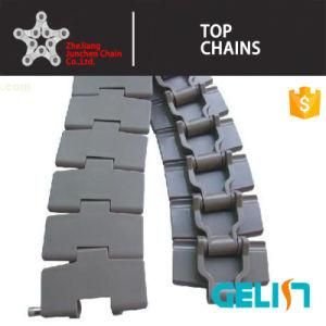 880tab-Rt Plastic Small Radius Sideflexing Table Top Chain