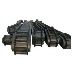 Factory Direct Large Angle Rib Side Skirt Rubber Conveyor Belt Price Weight