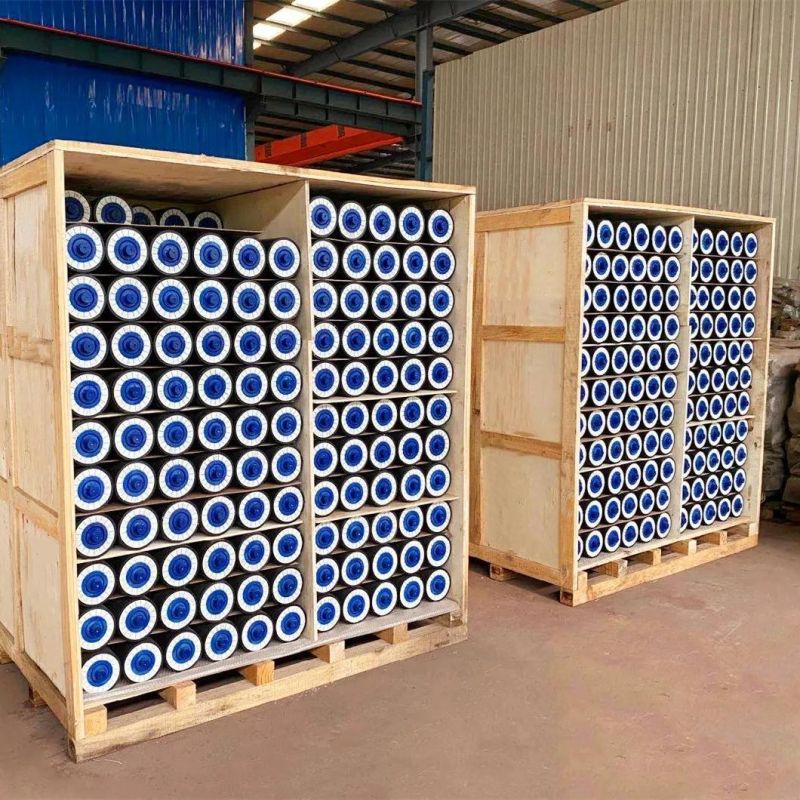 High Speed Cheap HDPE Conveyor Rollers Plastic Carrying Training Idler