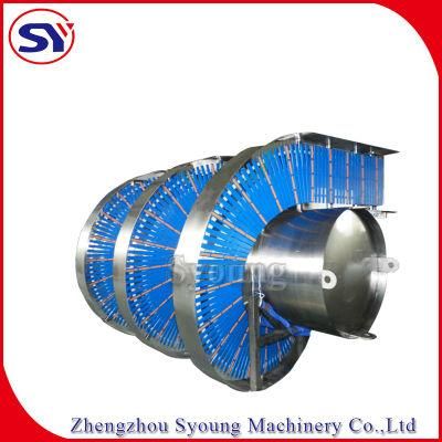 Continous Transportation Vertical Rising Spiral Conveyor for Conveying Bottle Bucket