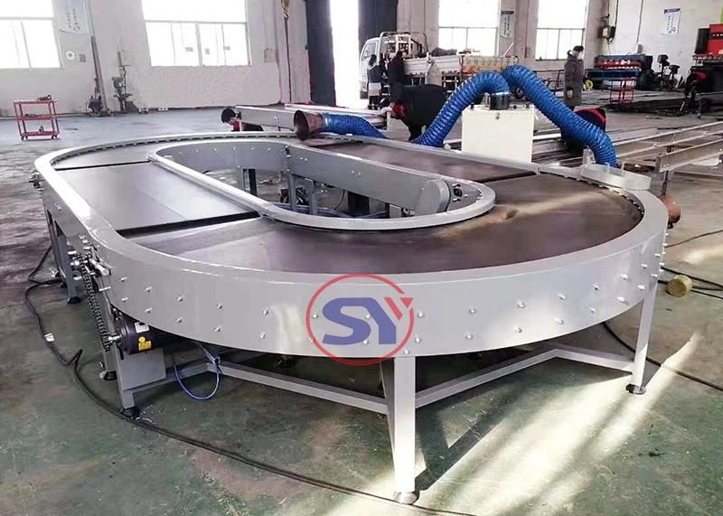 Automated Painted Mild Steel Rubber Belt Conveyor System