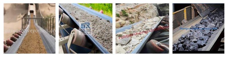 Oil Resistant Abrasion Resistant Rubber Fabric Carcass Conveyor Belt for Belt Conveyor