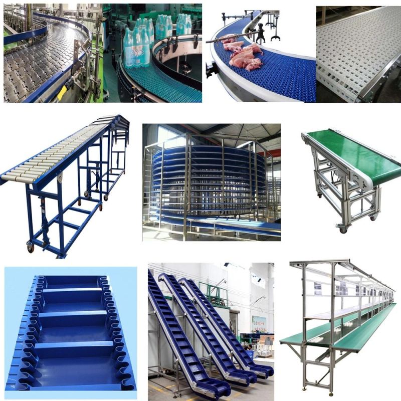 Flexible Chain Conveyor Bottle Delivering Cooling Conveyor System