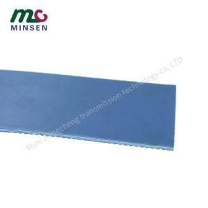 Manufacturer Direct Blue PU Diamond-Patterned Checked Grain Food Grade Conveyor Belt