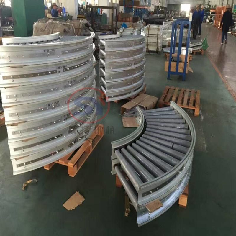 Material Handling Equipment Portable PVC Roller Conveyor for Bags Carton Box