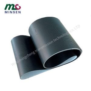 Factory Black 2mm Straight Stripe Conveyor Belt Spot Logistics Delivery Machine Guide Straight Stripe Conveyor Belt